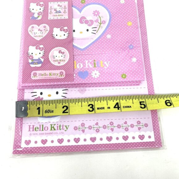 Hello Kitty Letter Writing Set Paper Envelopes Stickers Pink School Learning - Picture 9 of 9